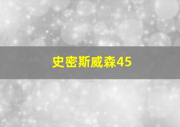 史密斯威森45