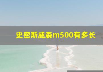 史密斯威森m500有多长