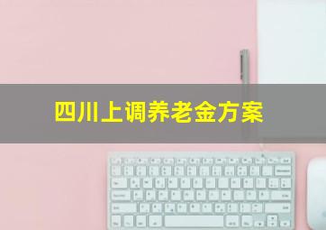 四川上调养老金方案