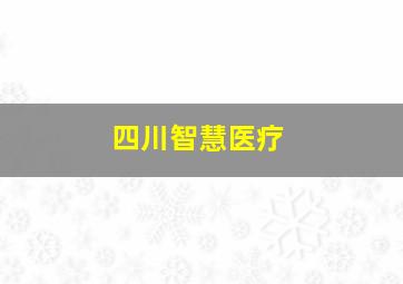 四川智慧医疗