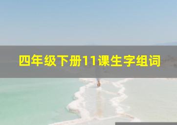 四年级下册11课生字组词