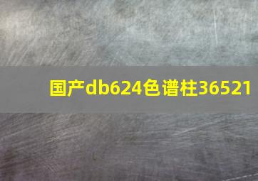 国产db624色谱柱36521