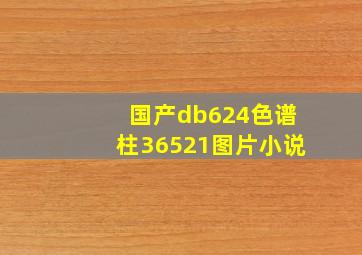 国产db624色谱柱36521图片小说