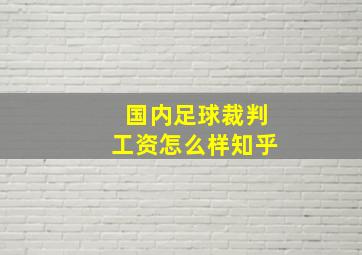 国内足球裁判工资怎么样知乎