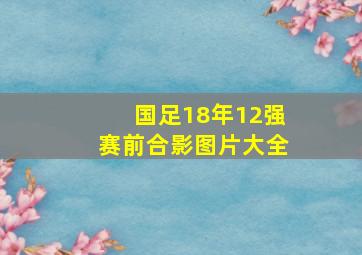 国足18年12强赛前合影图片大全