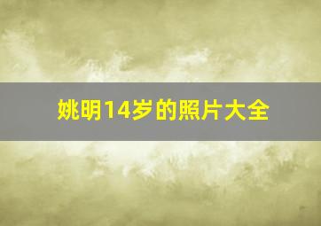 姚明14岁的照片大全