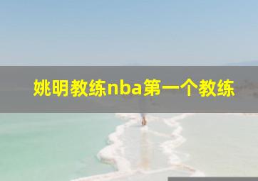 姚明教练nba第一个教练