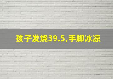 孩子发烧39.5,手脚冰凉