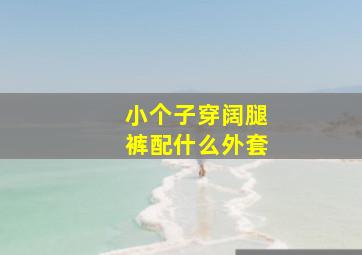 小个子穿阔腿裤配什么外套