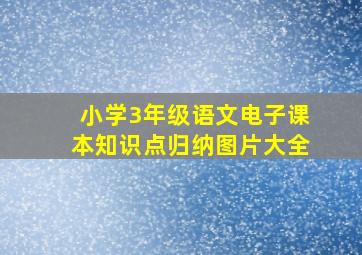 小学3年级语文电子课本知识点归纳图片大全