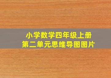 小学数学四年级上册第二单元思维导图图片