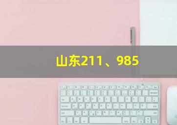 山东211、985