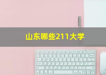 山东哪些211大学