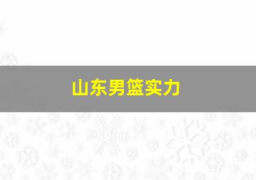 山东男篮实力