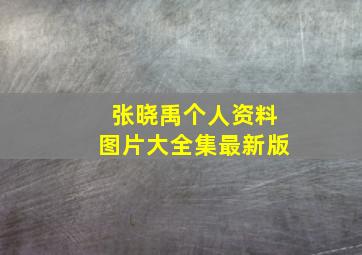 张晓禹个人资料图片大全集最新版