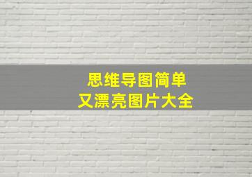 思维导图简单又漂亮图片大全