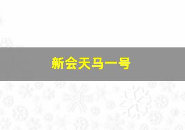 新会天马一号