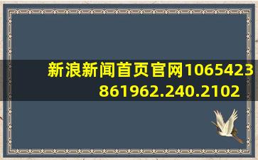 新浪新闻首页官网1065423861962.240.210249671