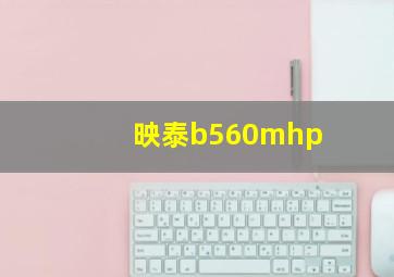 映泰b560mhp