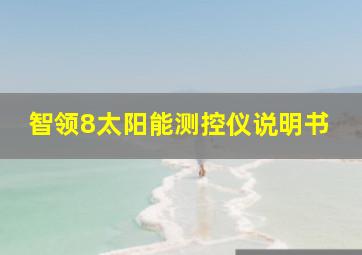 智领8太阳能测控仪说明书