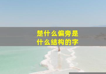 楚什么偏旁是什么结构的字