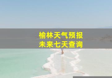 榆林天气预报未来七天查询