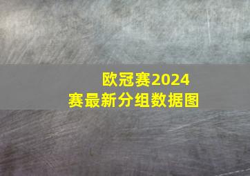 欧冠赛2024赛最新分组数据图