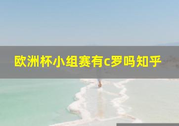 欧洲杯小组赛有c罗吗知乎