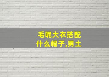 毛呢大衣搭配什么帽子,男土