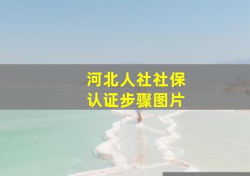 河北人社社保认证步骤图片