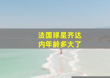 法国球星齐达内年龄多大了