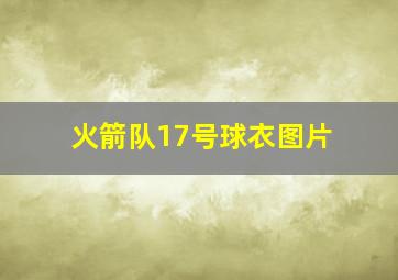 火箭队17号球衣图片