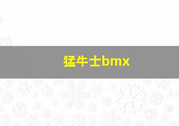 猛牛士bmx