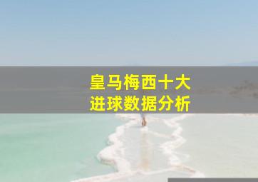 皇马梅西十大进球数据分析