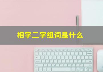 相字二字组词是什么