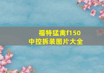 福特猛禽f150中控拆装图片大全