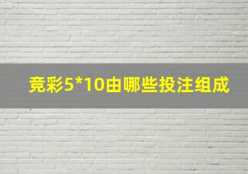 竞彩5*10由哪些投注组成