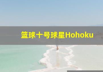 篮球十号球星Hohoku