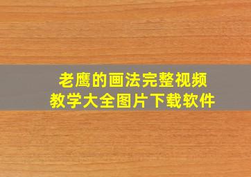 老鹰的画法完整视频教学大全图片下载软件