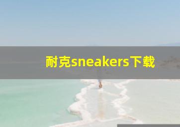 耐克sneakers下载