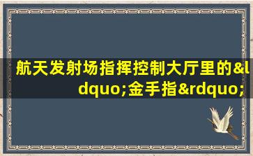 航天发射场指挥控制大厅里的“金手指”