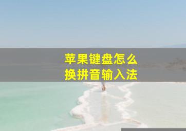 苹果键盘怎么换拼音输入法