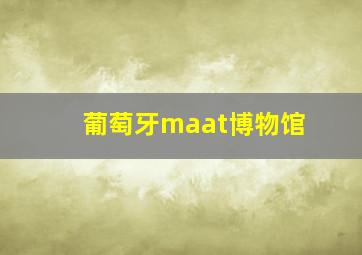 葡萄牙maat博物馆