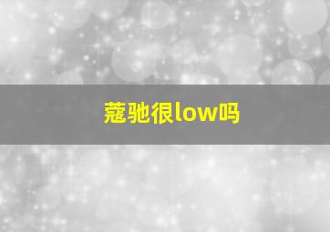 蔻驰很low吗