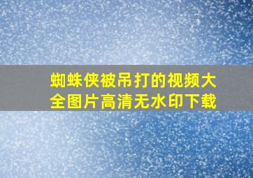 蜘蛛侠被吊打的视频大全图片高清无水印下载