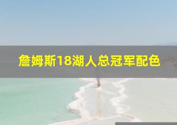 詹姆斯18湖人总冠军配色