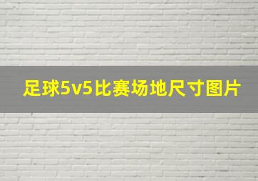 足球5v5比赛场地尺寸图片