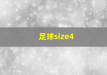 足球size4