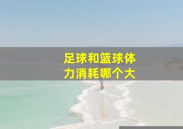 足球和篮球体力消耗哪个大