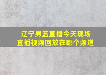 辽宁男篮直播今天现场直播视频回放在哪个频道